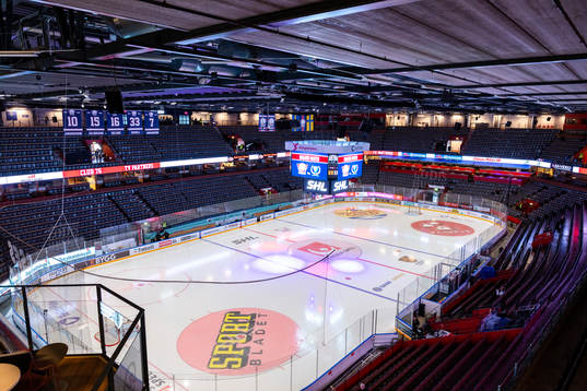 Vy av Saab Arena