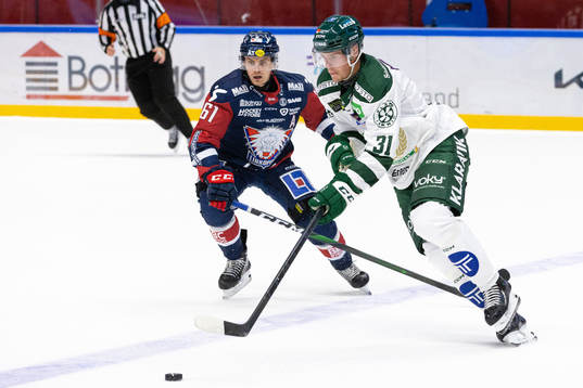 Linköpings Markus Ljungh och Färjestads Carl Jakobsson