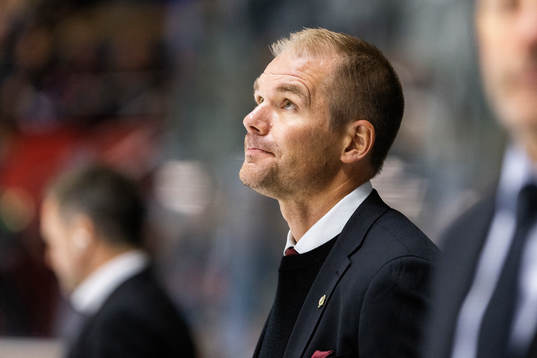Färjestads tränare Thomas Mitell
