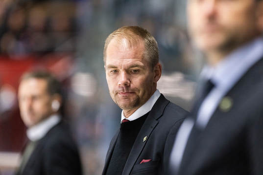 Färjestads tränare Thomas Mitell