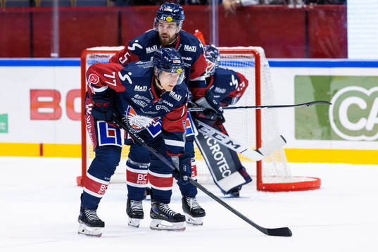 Linköpings Markus Hännikäinen och Oscar Fantenberg