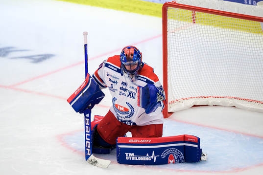 Oskarshamns målvakt Tim Juel
