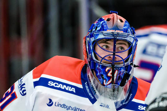 Oskarshamns målvakt Tim Juel