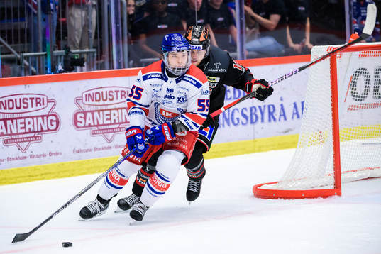 Oskarshamns David Quenneville och Örebros Rodrigo Abols