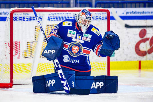 Växjös målvakt Emil Larmi