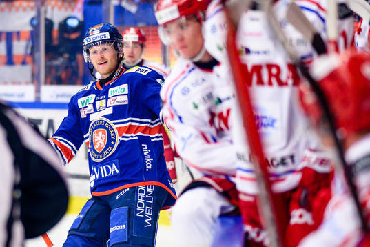 Växjös Jayden Halbgewachs jublar