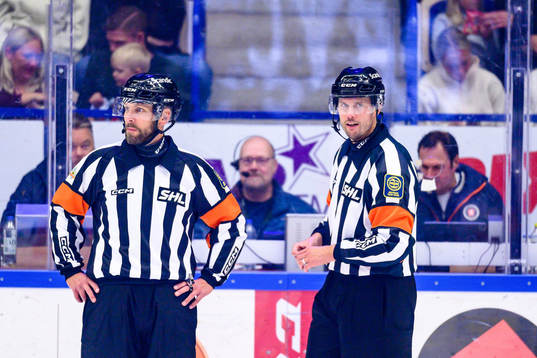 Domare Marcus Linde och Domare Johan Magnusson