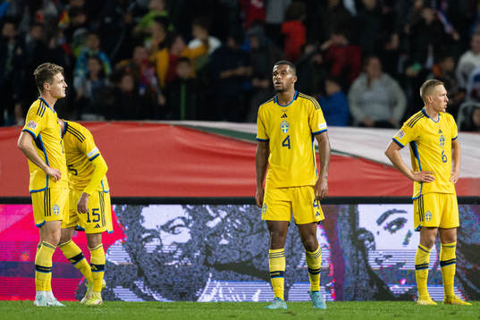 Mattias Svanberg, Isak Hien and Ludwig Augustinsson of