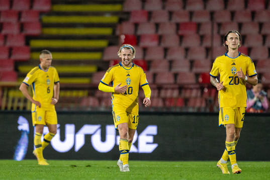 Ludwig Augustinsson , Emil Forsberg and Kristoffer Olsson