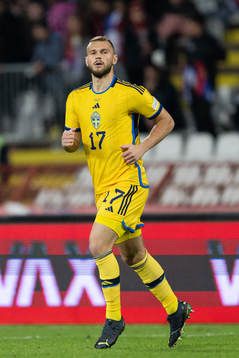 Jesper Karlström of Sweden uring the Nations League