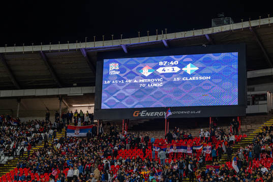 The final score is shown