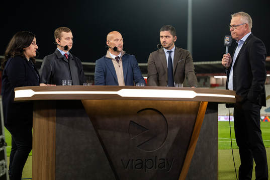 Head coach Janne Andersson of Sweden in the Viably studio