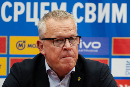 Head coach Janne Andersson of Sweden