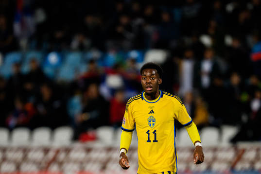 Anthony Elanga of Sweden