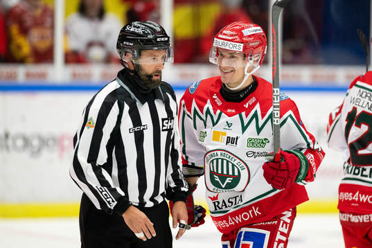Frölundas Tom Nilsson jublar