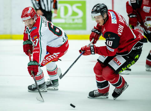 Frölundas Jacob Nilsson och Malmö Redhawkss William Von