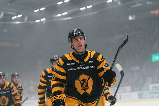 Skellefteås Joakim Lindström jublar