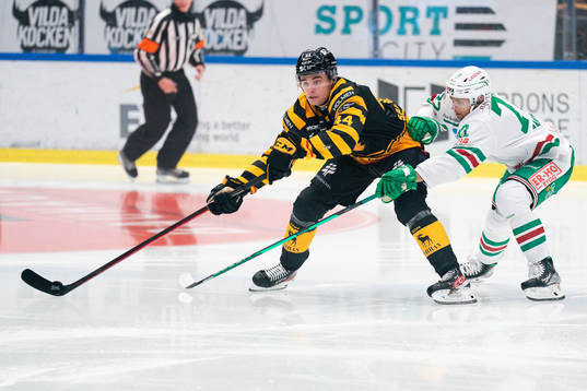 Skellefteås Elias Salomonsson och Rögles Daniel Zaar