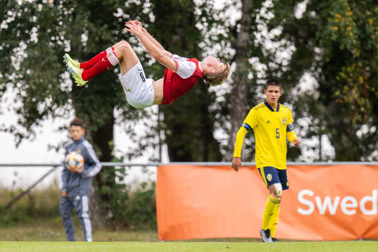 Benedict Scharner of Austria celebrates