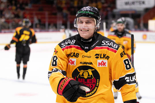 Luleås Joonas Rask jublar