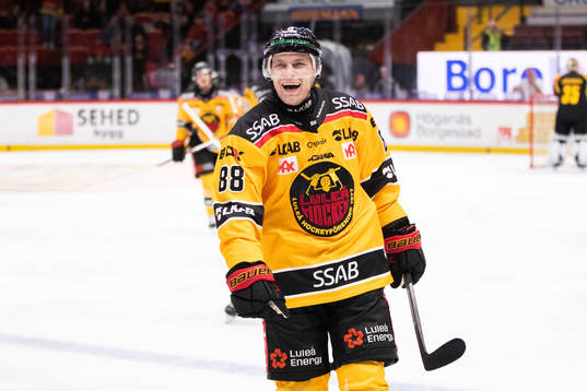 Luleås Joonas Rask jublar