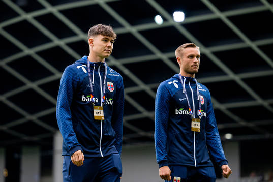 Jørgen Strand Larsen and Stian Gregersen of Norway