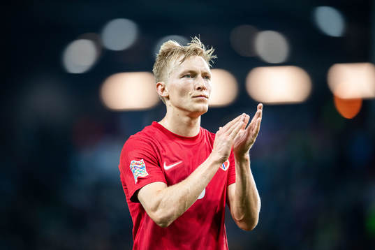 Birger Meling of Norway looks dejected