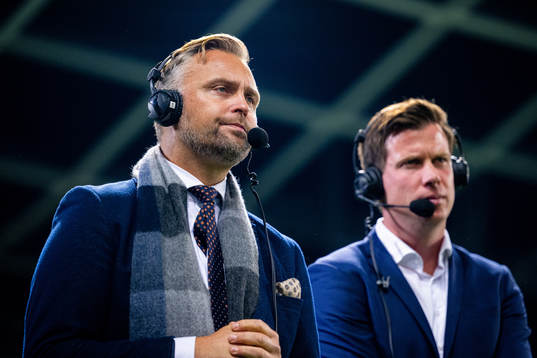 Jon Hartvig Børrestad and Jesper Mathisen of TV 2