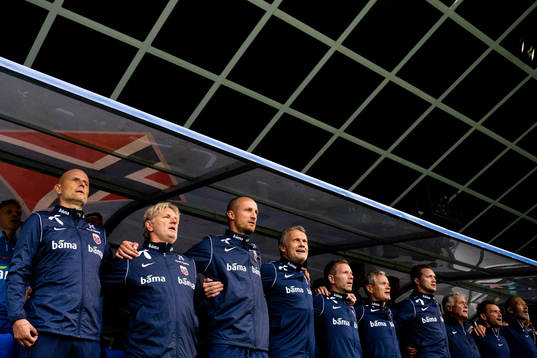 Ståle Solbakken, head coach, Kent Bergersen, assistant