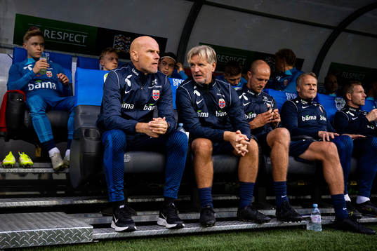 Ståle Solbakken, head coach, Kent Bergersen, assistant
