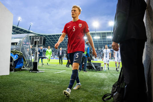Birger Meling of Norway at half-time