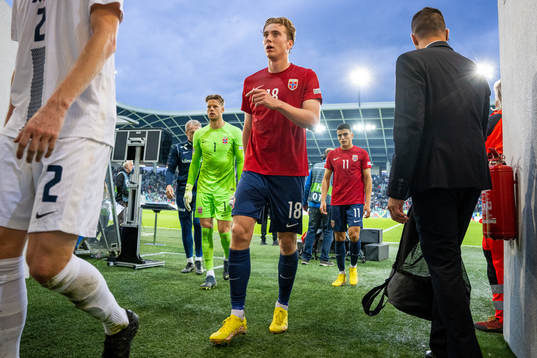 Kristian Thorstvedt of Norway at half-time