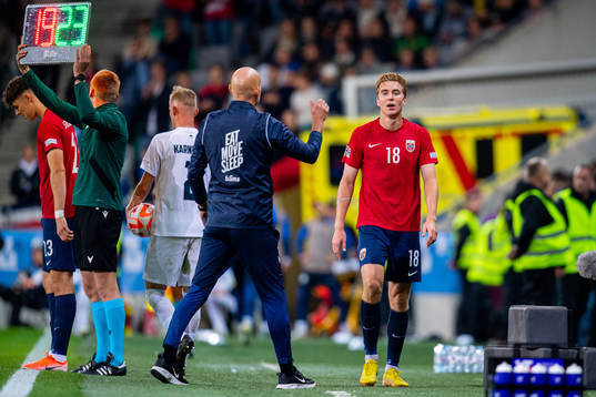 Ståle Solbakken, head coach of Norway, and Kristian