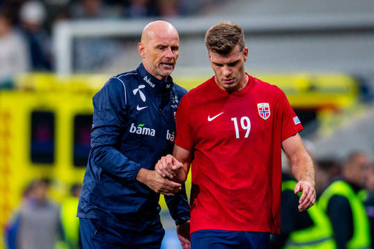 Ståle Solbakken, head coach of Norway, and Alexander
