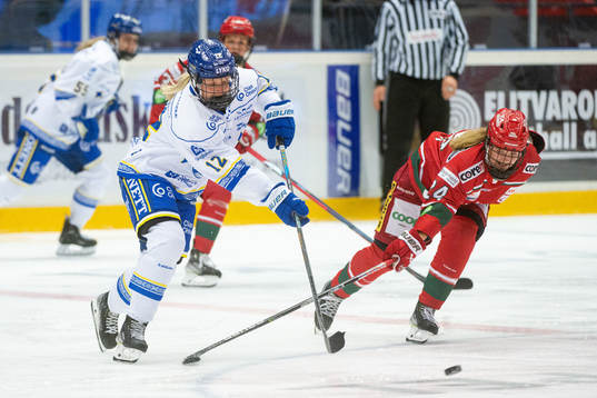 Leksands Emelie Berlin och Modos Ebba Hedqvist