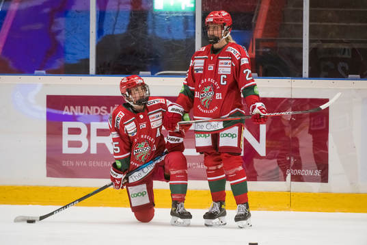 Modos Jaycee Magwood och Daniela Pejsova  innan