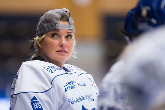 Leksands målvakt Amanda Johansson