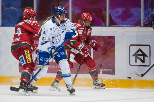 Leksands Victoria Klimek i en kamp mot Modos Vendula