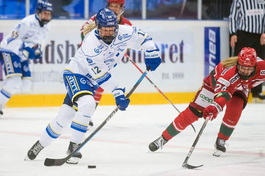 Leksands Emelie Berlin mot Modos Ebba Hedqvist