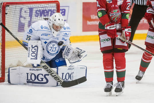 Leksands målvakt Emma Polusny