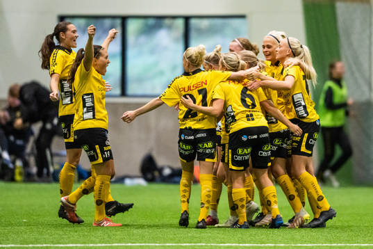 Elfsborgs spelare jublar