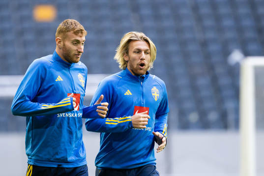 Dejan Kulusevski and Emil Forsberg