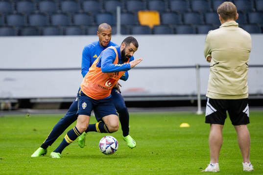 Robin Quaison and Mikael Ishak