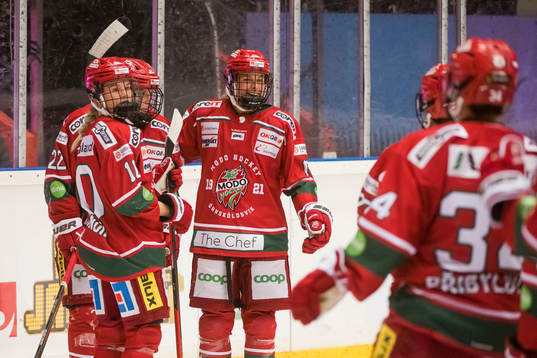 Modos Jaycee Magwood  gör det avgörande målet 2-1 Wilma
