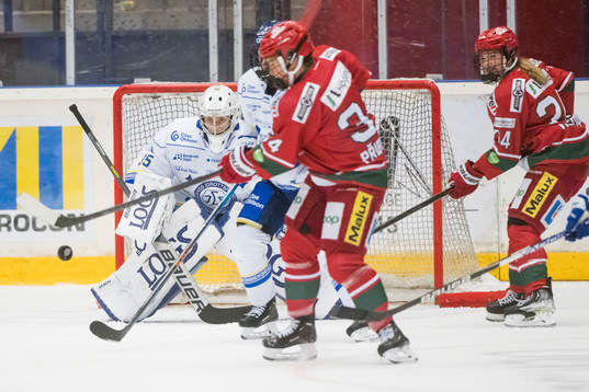 Leksands målvakt Emma Polusny