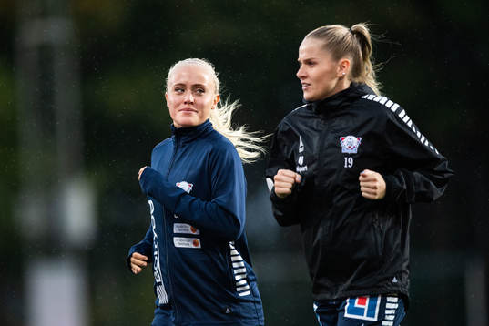 Linköpings Alva Selerud och Stina Lennartsson