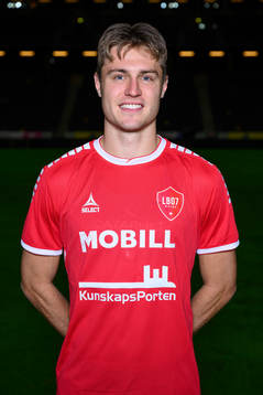 Mattias Svanberg poses for a portrait with the jersey of