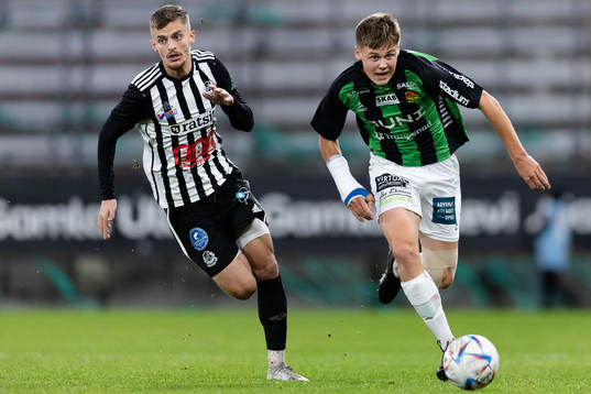 Lindomes Ahmad Aljafari och GAIS  Axel Henriksson