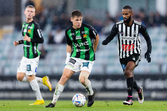 GAIS  Axel Henriksson och Lindomes Mirad Garza