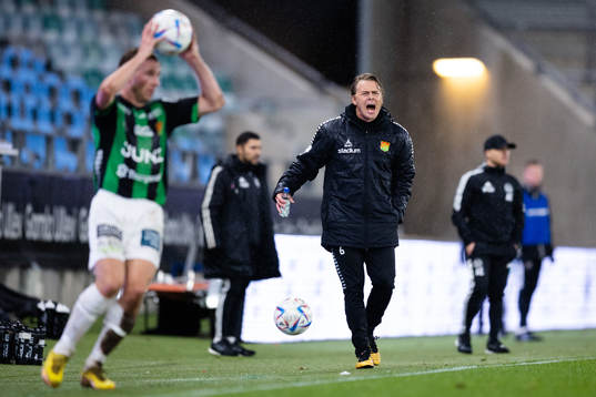 GAIS  huvudtränare Fredrik Holmberg